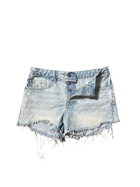 Free People Denim Distressed Jean Shorts